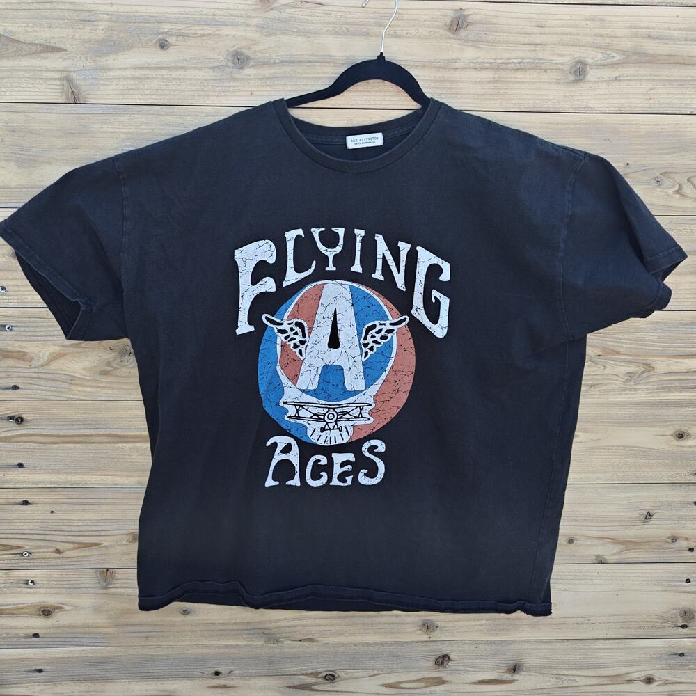 Ace Rivington Black T Shirt Men's Size XXL Flying Aces Santa Barbara